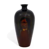earthenware Louwelsa vase by Charles Fouts for Weller Pottery, sold Nov 2021