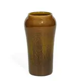 Arthur Conant for Rookwood Pottery, rare earthenware Decorated Aventurine glaze vase