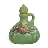 carved and painted earthenware whiskey jug by Rose Fechheimer for Rookwood Pottery, sold Nov 2021