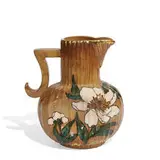 Albert R. Valentien for Rookwood Pottery, corrugated earthenware pitcher