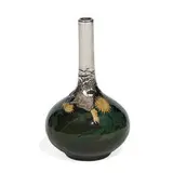 rare Black Iris glaze vase by Kataro Shirayamadani for Rookwood Pottery, sold Nov 2021