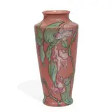 vase with colorful and exotic flowers by Jens Jensen for Rookwood Pottery, sold Nov 2021