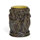 Louise Abel for Rookwood Pottery, porcelain pencil holder