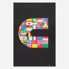 Cummins Engine poster by Paul Rand, c. 1991, offset lithograph on paper, sold Sep 2019