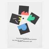 Paul Rand, The Art Directors Club poster, 1988, offset lithograph on paper