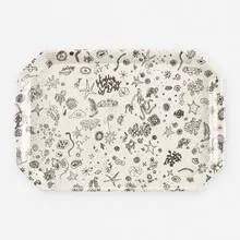Ray Eames, Sea Things tray, 1954, transfer-printed plastic