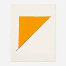 Leon Polk Smith, Untitled, 1984, gouache and pencil on paper
