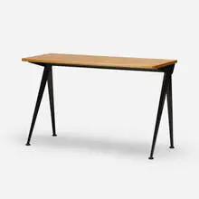 attribution Jean Prouvé, desk, c. 1955, enameled steel