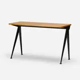 attribution Jean Prouvé, desk, c. 1955, enameled steel