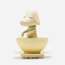 PupCup by Yoshitomo Nara, 2003, molded plastic, sold Jul 2019