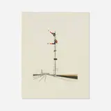 William Steiger, Semaphore, 2004, colored pencil and graphite on paper