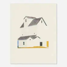 William Steiger, Elevator, 2004, colored pencil and graphite on paper