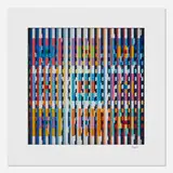 Mazor by Yaacov Agam, c. 1985, serigraph on acetate, sold Jul 2019