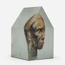 Therman Statom, Untitled, c. 1990, glass, mixed media