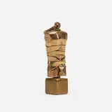 Micro David-off by Miguel Ortiz Berrocal, 1969-1972, beryllium bronze, stainless steel, nickel, tin, sold Jul 2019