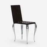 Philippe Starck, Lola Mundo chair, 1988, lacquered wood, cast aluminum, rubber