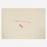Andy Warhol, To Shoe or Not to Shoe (from the À la recherche du shoe perdu portfolio), c. 1955, offset lithograph with hand-coloring on paper