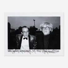 Ricky Powell, Keith Haring & Andy Warhol, NYC, 1986, digital inkjet print