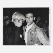Ricky Powell, Andy Warhol & Myself, NYC, 1986, gelatin silver print