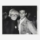 Ricky Powell, Andy Warhol & Myself, NYC, 1986, gelatin silver print