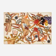 Juliette Gordon, Untitled, c. 1973, collage on board