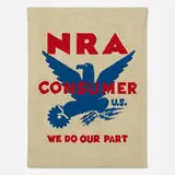Dorothy Grebenak, NRA (National Recovery Administration), 1963, hand-knotted wool
