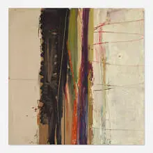 Barcelona Spain by Robert S. Neuman, 1957, oil on linen, sold Jul 2019