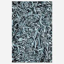 Finite by Edward Renouf, 1974, oil on masonite, sold Jul 2019