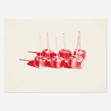 Suckers State II by Wayne Thiebaud, 1968, lithograph on paper, sold Jul 2019