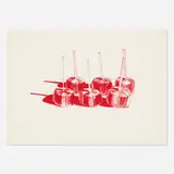 Wayne Thiebaud, Suckers State II, 1968, lithograph on paper
