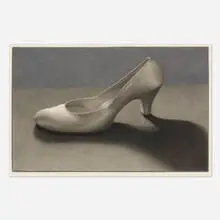 High Heel Shoe by Susan Hauptman, c. 1983, graphite, charcoal and pastel on paper, sold Jul 2019