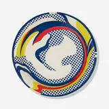 Roy Lichtenstein, Paper Plate, 1969, screenprint on paper plate