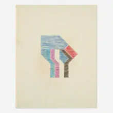 Untitled (#55) by Neil Williams, c. 1965, colored pencil on paper, sold Jul 2019