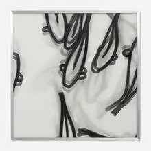 Carp by Julian Opie, 2015, inkjet print on reticulated plastic, sold Jul 2019