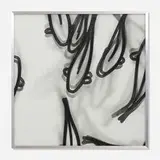 Carp by Julian Opie, 2015, inkjet print on reticulated plastic, sold Jul 2019
