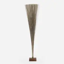 Untitled (Spray) by Harry Bertoia, c. 1979, steel wire, bronze, sold Jul 2019