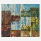 Rotella, Souvenir d'Italie, 1966, screenprint on silk