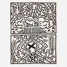 Nuclear Disarmament poster by Keith Haring, 1982, offset lithograph on paper, sold Jul 2019