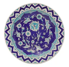 Joseph Théodore Deck, Joseph-Théodore Deck (French, 1823, an Iznik-style faience charger