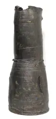 Dan Kelly, Dan Kelly (b.1953), a large stoneware black and bronze slip-glazed vase