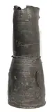 Dan Kelly, Dan Kelly (b.1953), a large stoneware black and bronze slip-glazed vase
