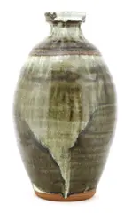 Mike Dodd (b.1943) by Mike Dodd, a large stoneware vase, sold May 2021