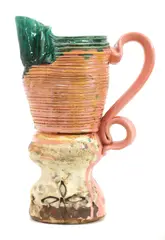 Simon Carroll (1964-2009) by Simon Carroll, 2002, an earthenware jug, sold May 2021