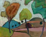 Gabriele Münter, Herbstliche Landstrasse
