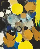 Dominant Gelb by Ernst Wilhelm Nay, 1959, Öl auf Leinwand, sold Nov 2015