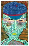 Friedensreich Hundertwasser, The Sailor, 1968, Öl, Eitempera, Aquarell und Lack auf Papier, vom Künstler auf Leinwand aufgezogen
