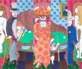 William Copley, The Kids No Trooper, 1989, Öl auf Leinwand