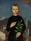 Der Seminarist by Karl Hofer, 1925, Öl auf Leinwand, sold May 2013