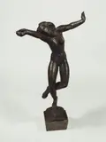 Georg Kolbe, Brunnentänzerin, 1922, Bronze mit dunkelbrauner Patina. Höhe (ohne Sockel): 66,5 cm (26 ⅛ in.)
