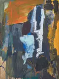 Per Kirkeby, Gegen Abend I (Towards Evening I), 1984, Öl auf Leinwand